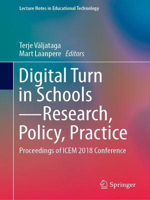 cover image of Digital Turn in Schools—Research, Policy, Practice
